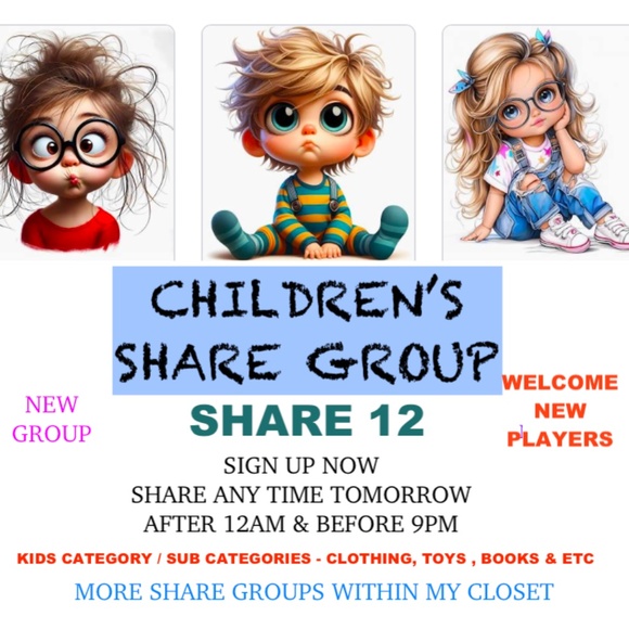 Other - OPEN SIGN IN MON-FRI KIDS SHARE GROUP